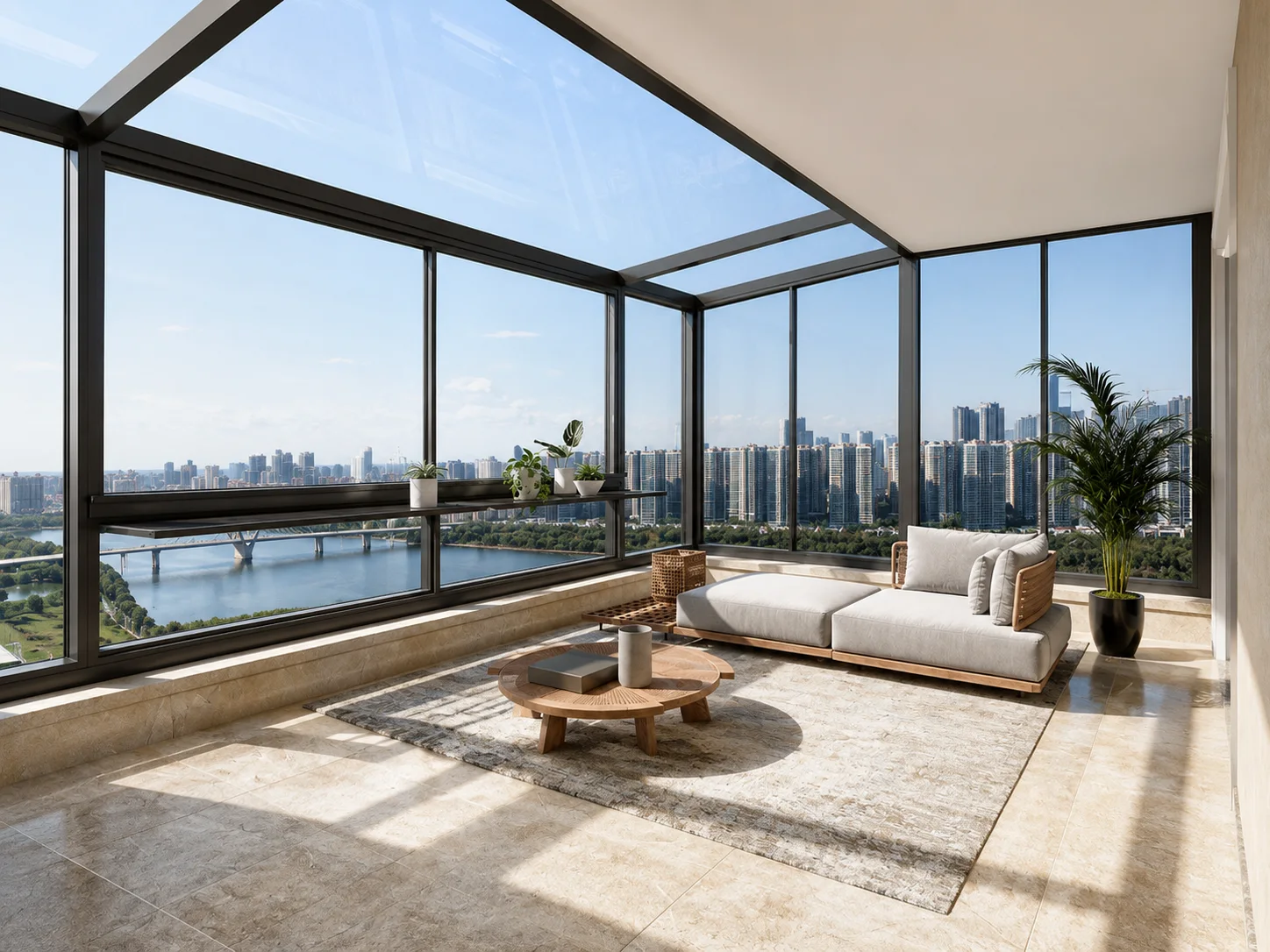 105 Slimline Sliding Window architectural application, view 3