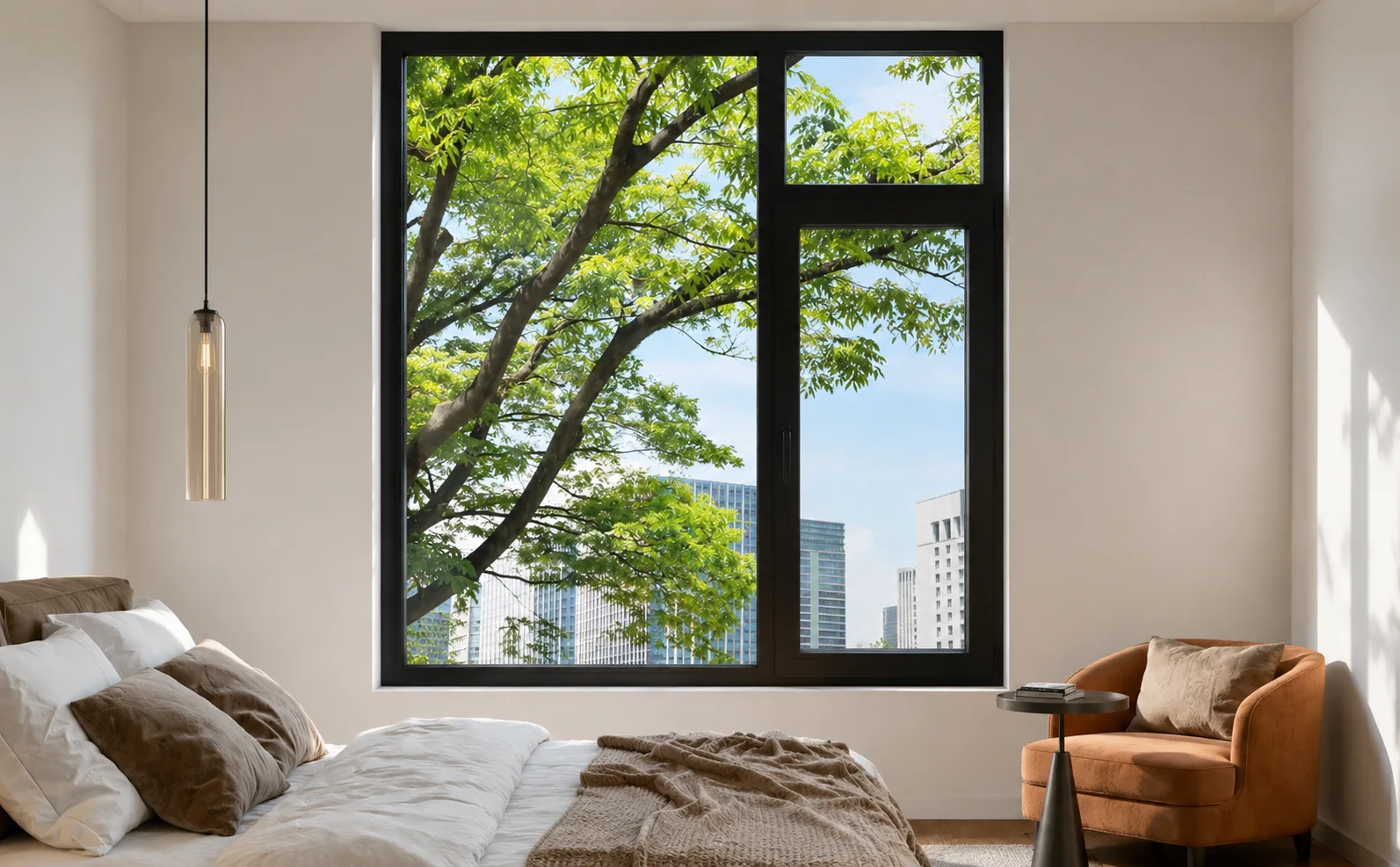 110 Screen Casement Window architectural application, view 1