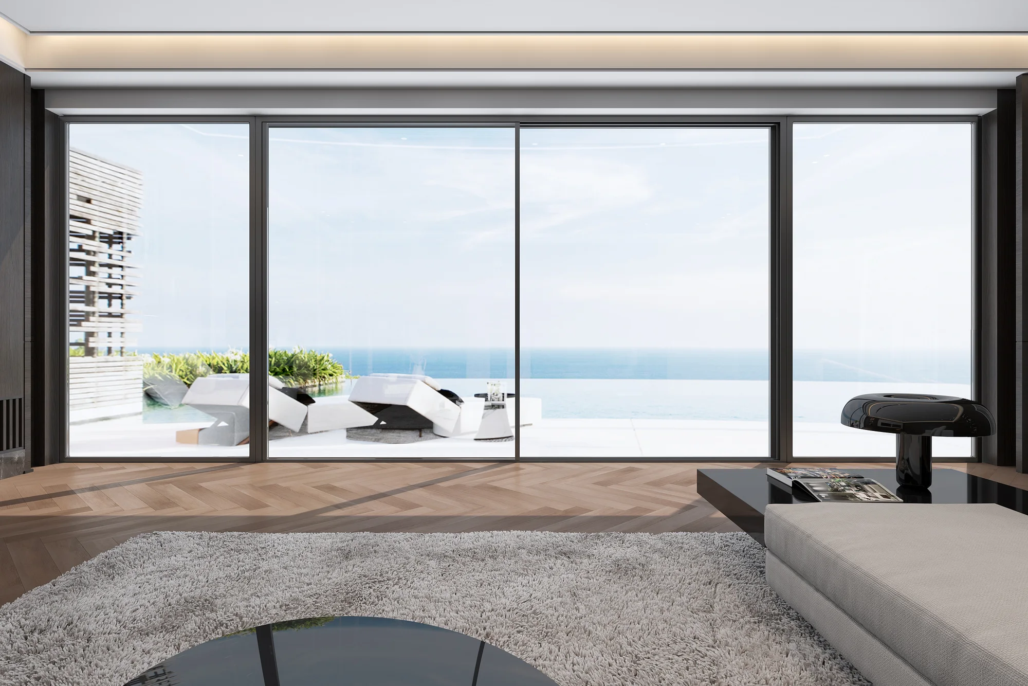 138 Panoramic Sliding Door installed in an architectural setting