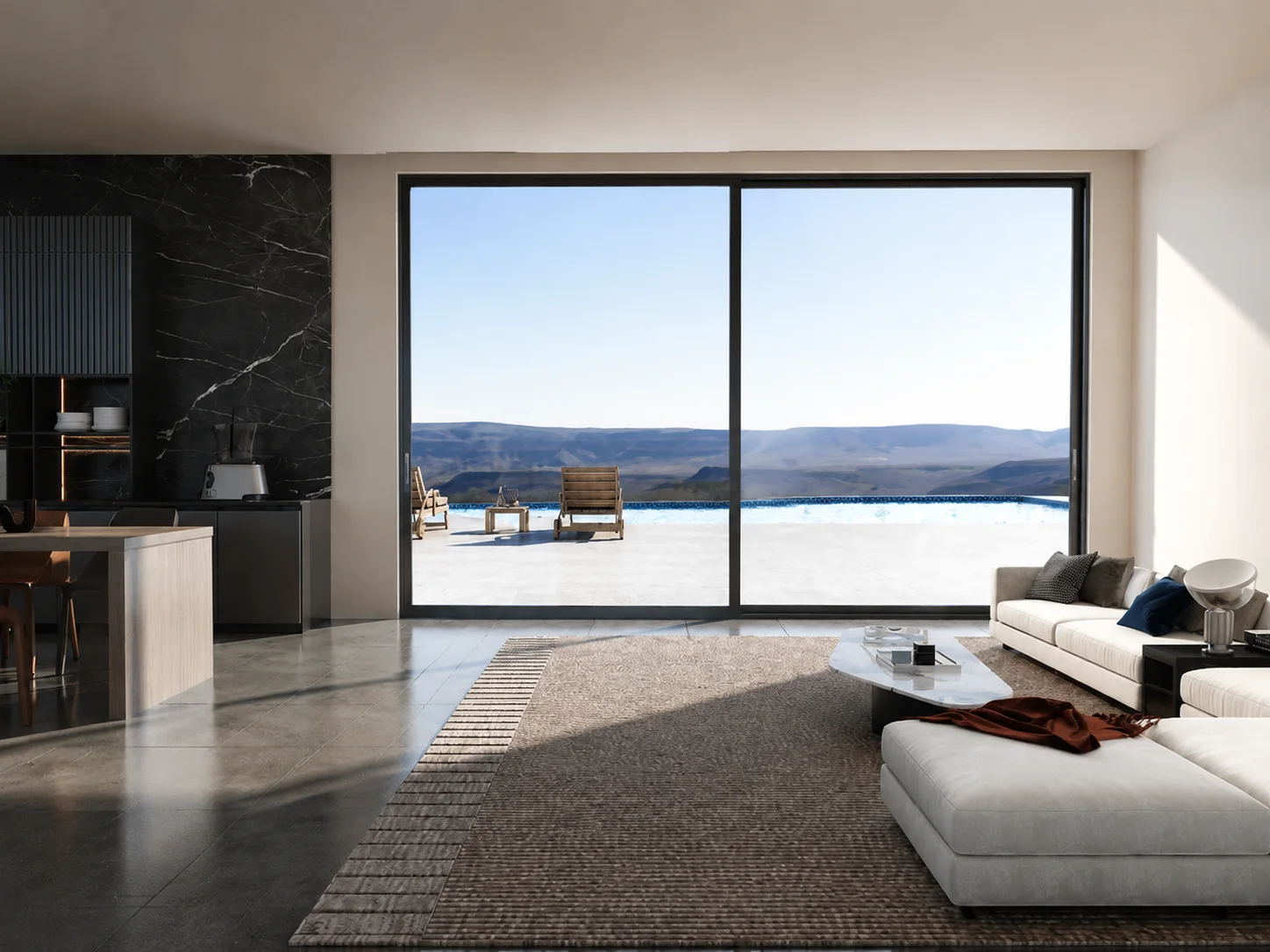 150 Heavy-Duty Sliding Door installed in an architectural setting