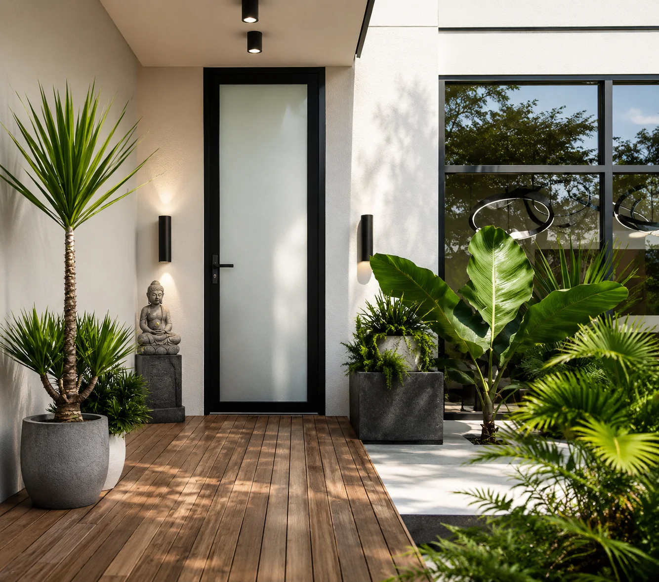 88 Outward Hinged Door installed in an architectural setting