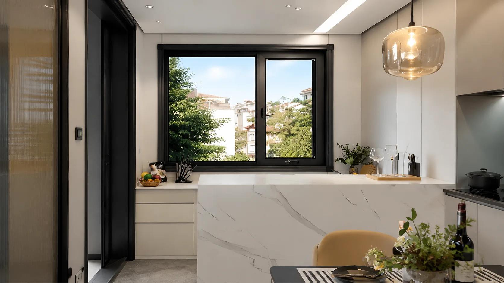 T8 Crank Casement Window architectural application, view 1